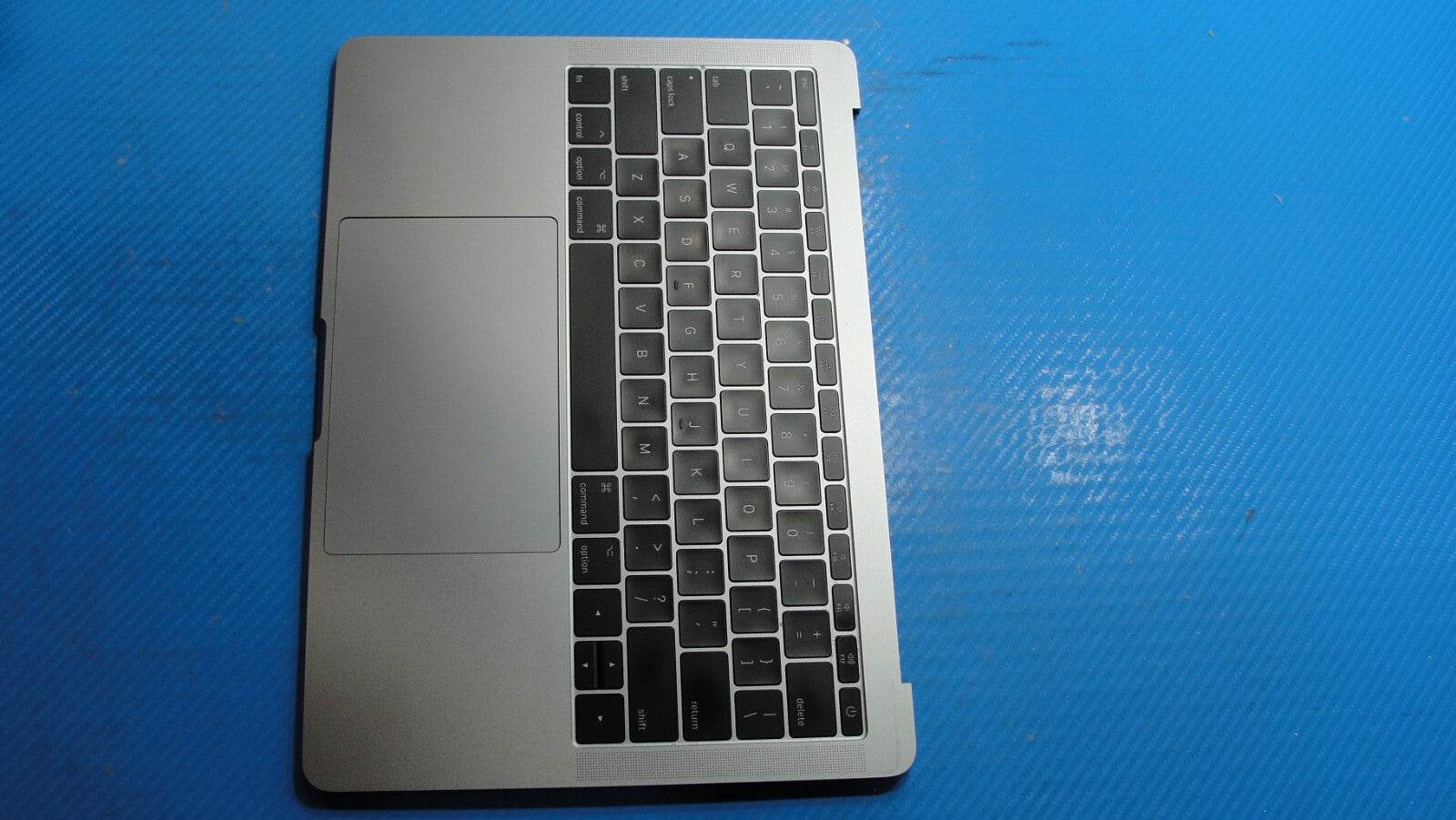 MacBook Pro 13 A1708 Mid 2017 MPXQ2LL Top Case Palmrest w/Battery Gray 661-07946 - Tested Computer Laptop Parts