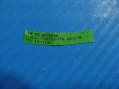 HP ENVY m7-n109dx 17.3" Genuine Laptop DC IN Power Jack w/Cable 799752-T18