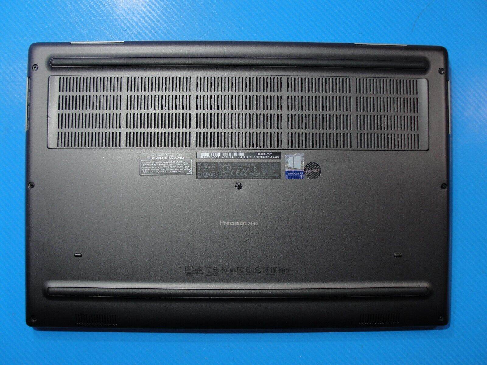 Dell Precision 7540 15” FHD i5-9400H 2.5GHz 16GB SSD 256GB NVIDIA Quadro T1000 - Tested Computer Laptop Parts