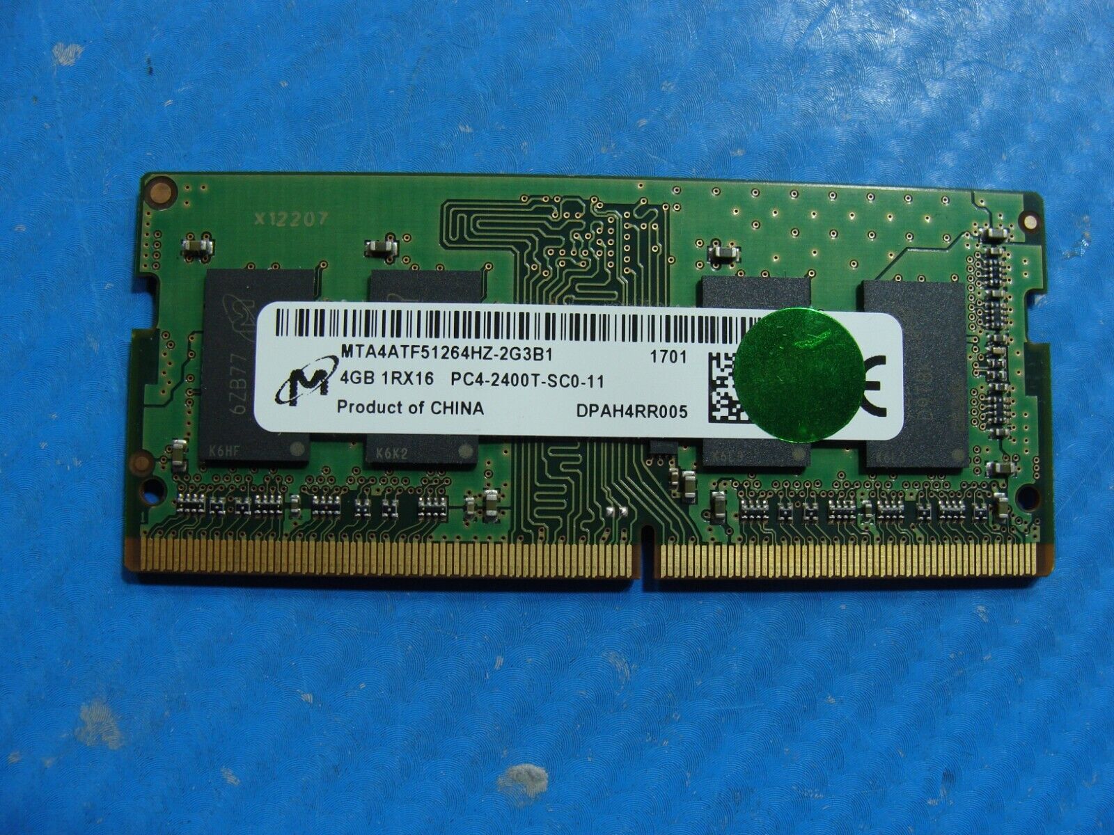 Lenovo L380 Yoga Samsung 8GB 1Rx8 PC4-2400T Memory RAM SO-DIMM M471A1K43CB1-CRC