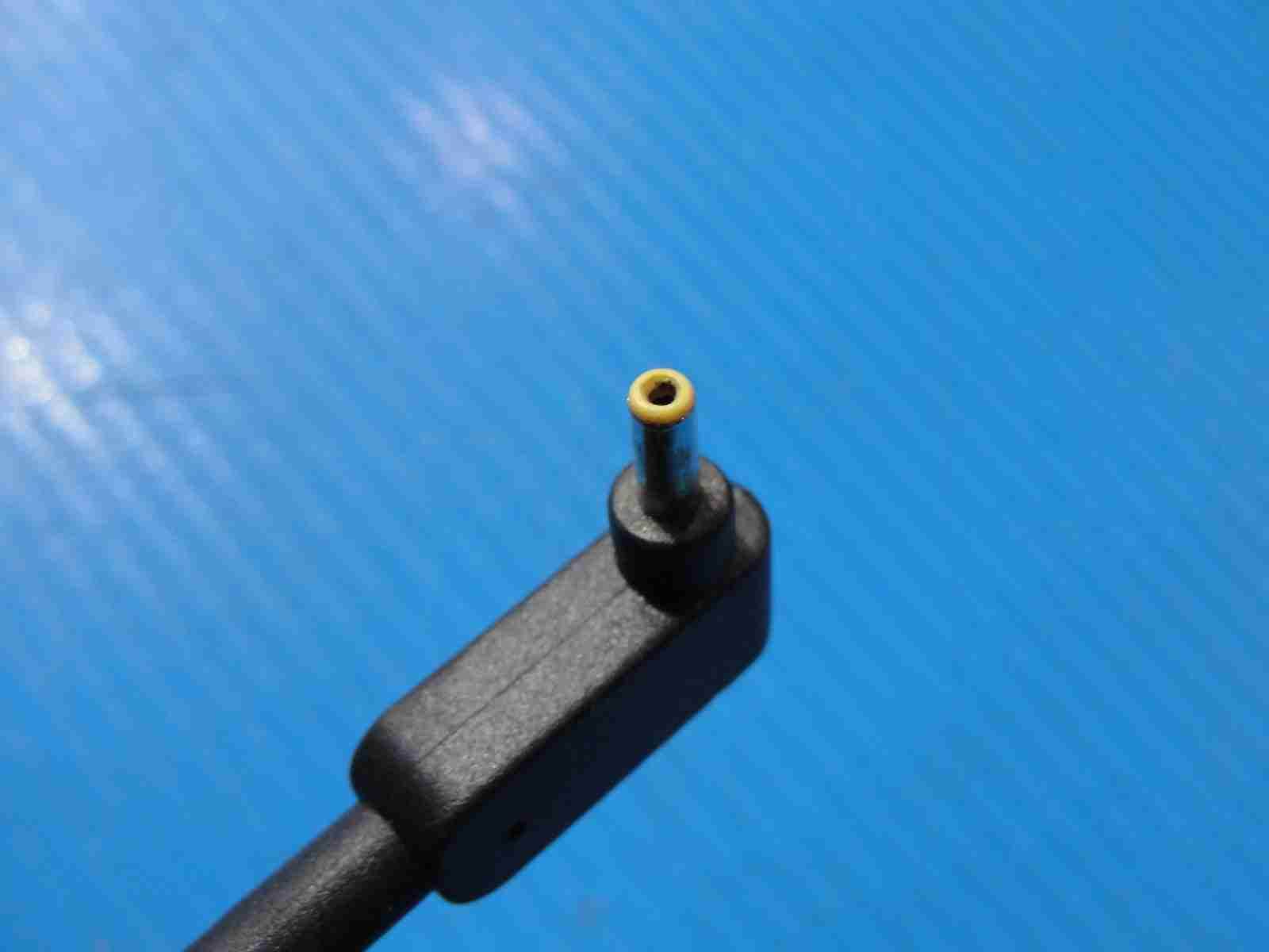 Original Chicony 65W AC Adapter 9V 3.42A 3.0×1.0mm Yellow Tip No Center Pin - Tested Computer Laptop Parts