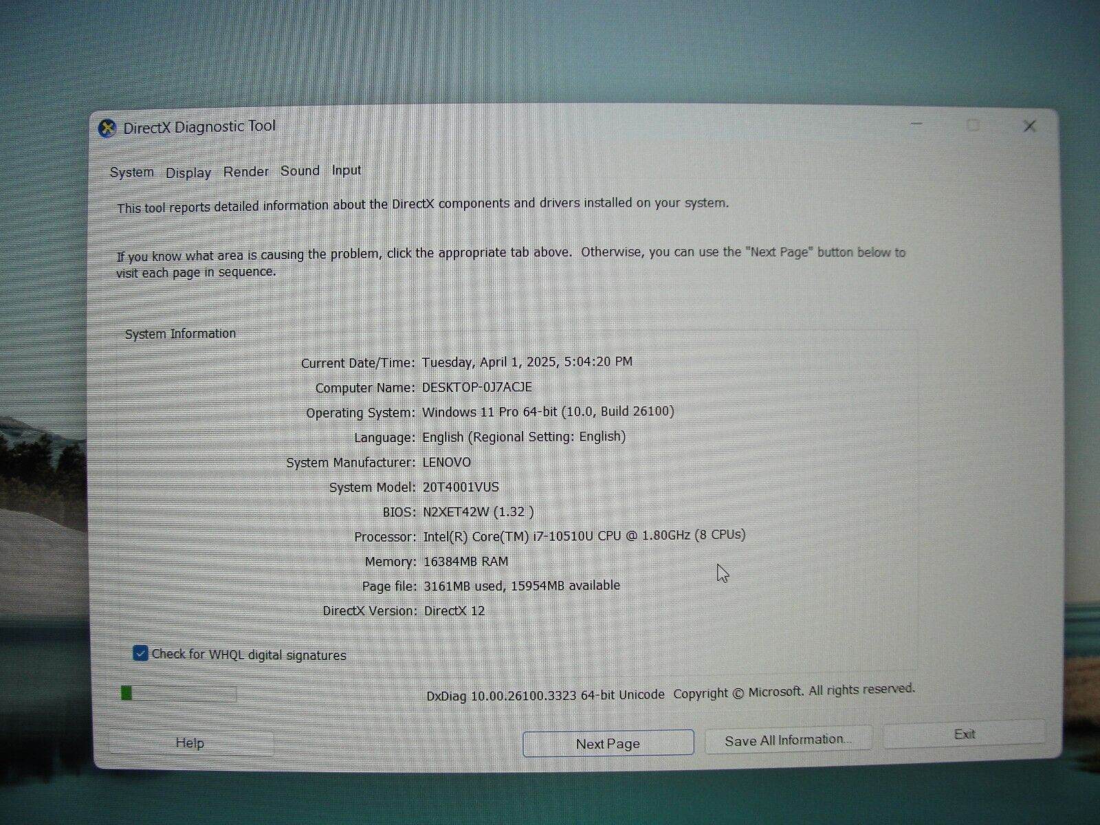 Lenovo ThinkPad P15s Gen 1 15.6” FHD i7-10510U 1.8GHz 16GB SSD 512GB NVIDIA P520 - Tested Computer Laptop Parts