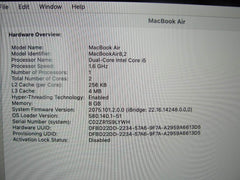 Apple MacBook Air A1932 (2019) 13.3” i5-8210Y 1.6GHz 8GB 256GB SSD / Sonoma/ - Tested Computer Laptop Parts