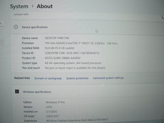 Dell Latitude 5420 14” FHD Core i7-1185G7 3GHz 16GB SSD Reset 512GB Warranty - Tested Computer Laptop Parts