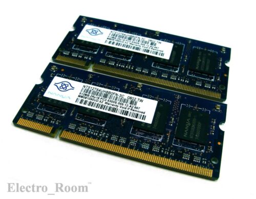 1GB 2x512MB PC2-5300 667 DDR2 Laptop Memory RAM 200-Pin SO-DIMM *NANYA* Tested Laptop Parts - Replacement Parts for Repairs