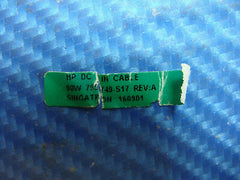 HP 17-x114dx 17.3" Genuine Laptop DC IN Power Jack w/ Cable 799749-S17 HP