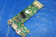 Asus K42JC-VX167 14" Genuine USB Ethernet DC Power Jack Board 60-N09I01100-A02 ASUS