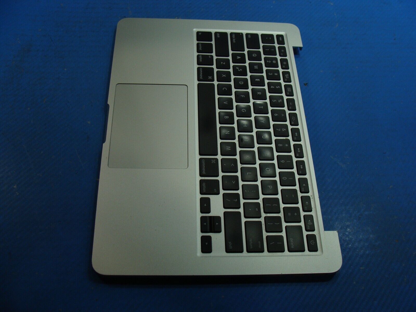 MacBook Pro A1502 13 Mid 2014 MGX72LL/A Top Case w/Keyboard Silver 661-8154