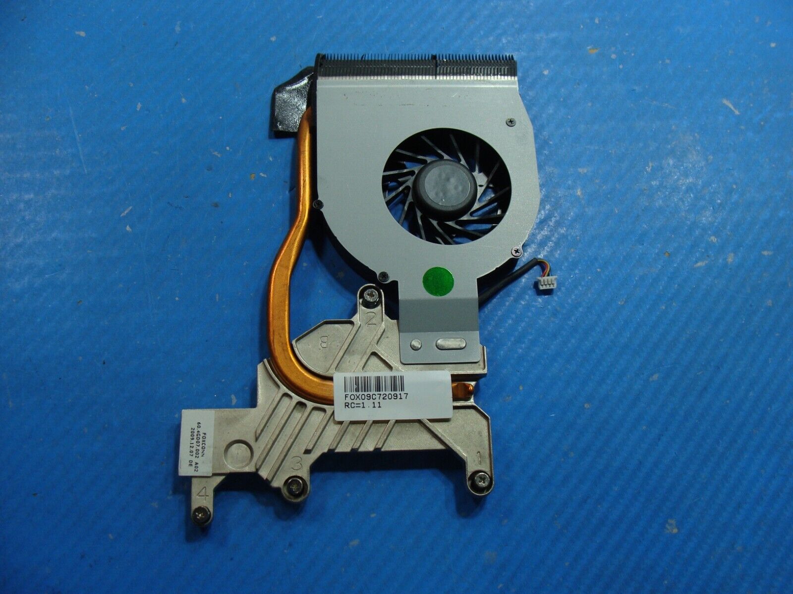 Acer Aspire 15.6 5740-5255 CPU Cooling Fan w/Heatsink 60.4GD07.002 MG60090V1