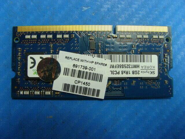 HP 14 Series SK Hynix 2GB 1Rx8 PC3L-12800S SO-DIMM Memory RAM HMT325S6EFR8A-PB - Tested Computer Laptop Parts