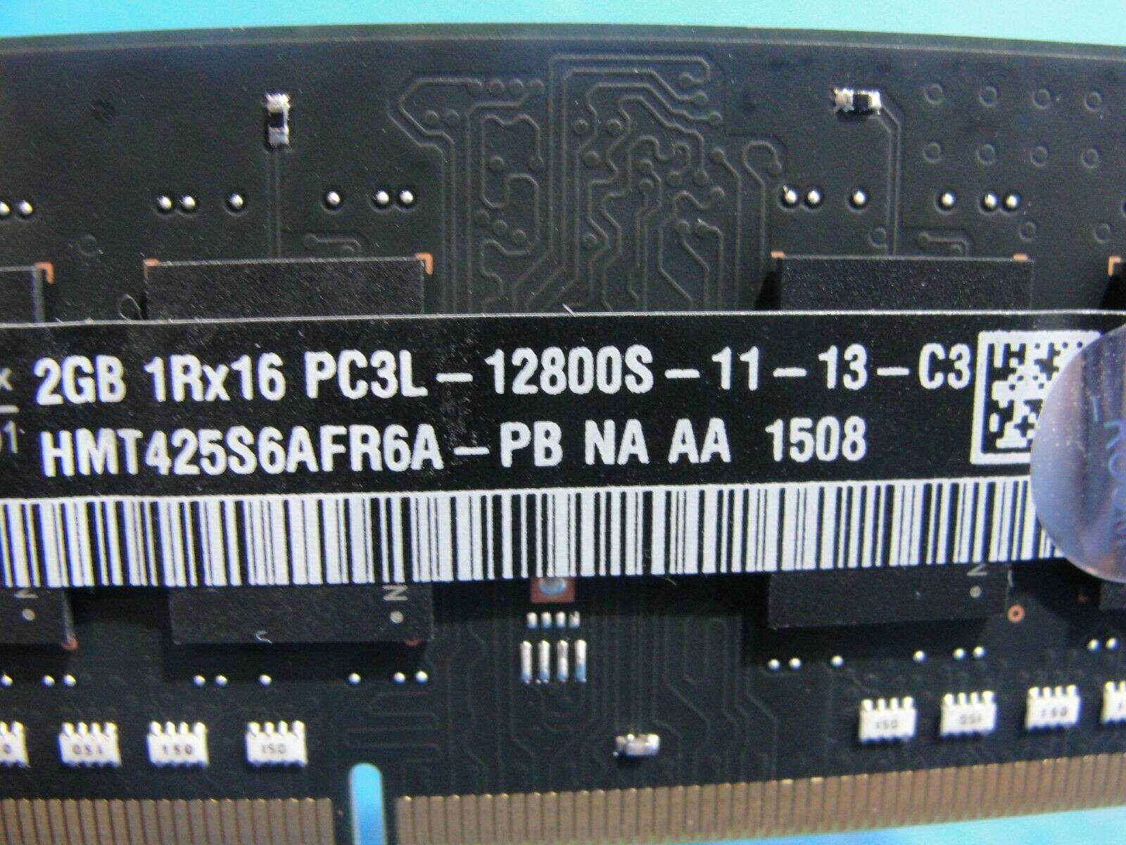MacBook Pro A1297 SK Hynix 2GB PC3L-12800S SO-DIMM RAM Memory HMT425S6AFR6A-PB - Tested Computer Laptop Parts