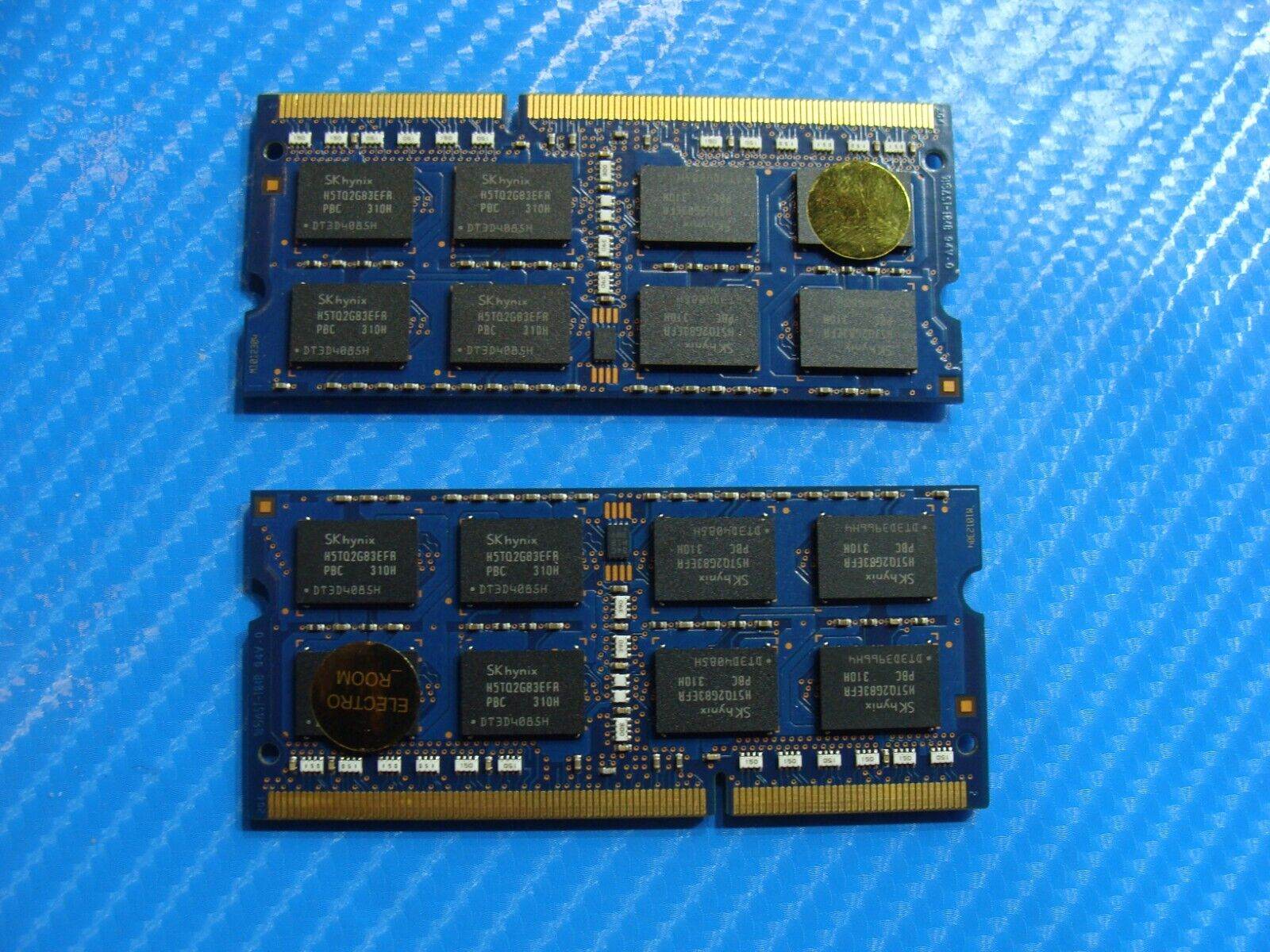 HP 23-f254 Hynix 8GB 2x4GB Memory RAM SO-DIMM PC3-12800S HMT351S6EFR8C-PB - Tested Computer Laptop Parts