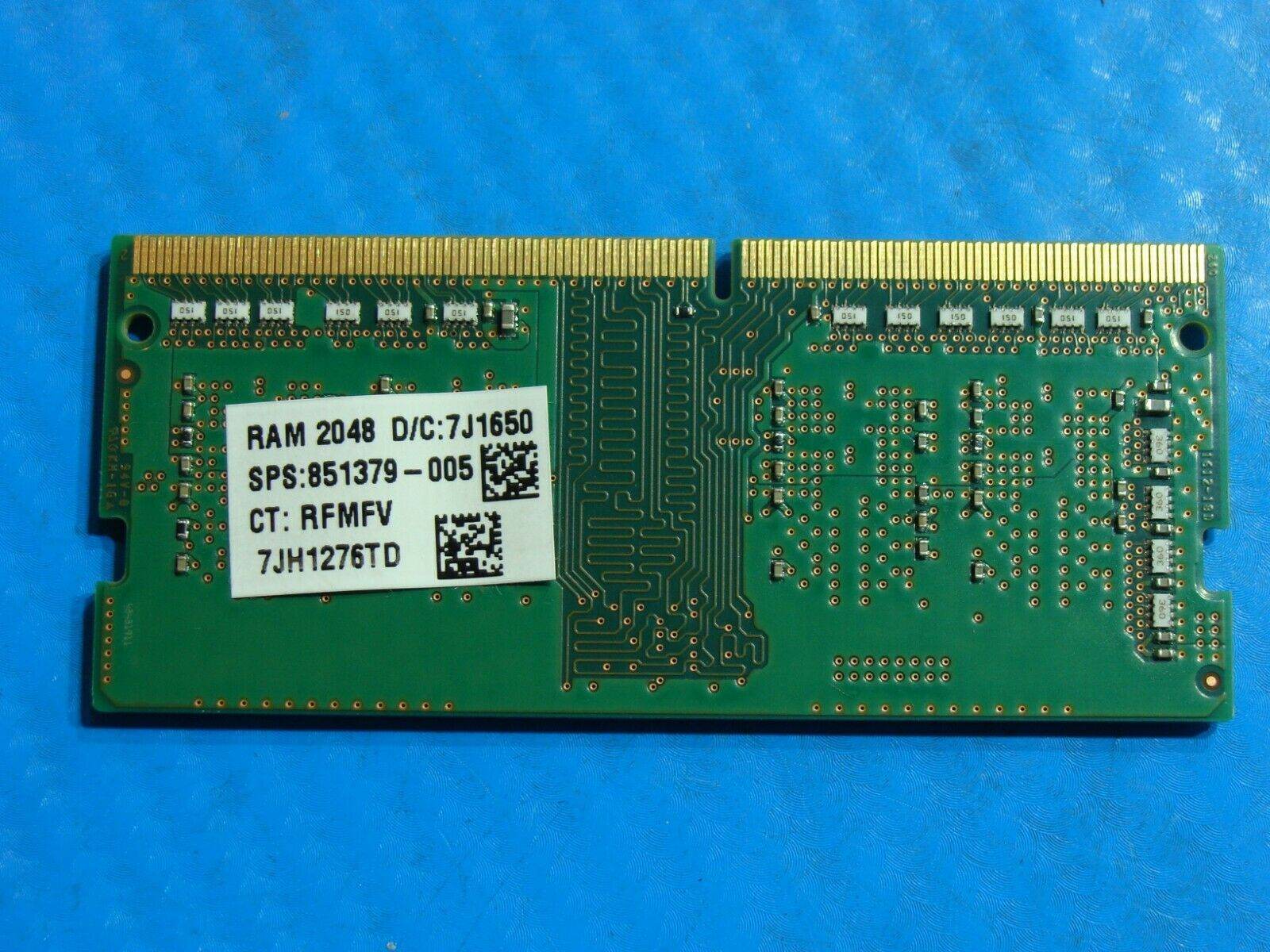HP 15-ba079dx Laptop SK Hynix 2GB Memory PC4-2133P-SC0-11 HMA425S6AFR6N-TF - Tested Computer Laptop Parts