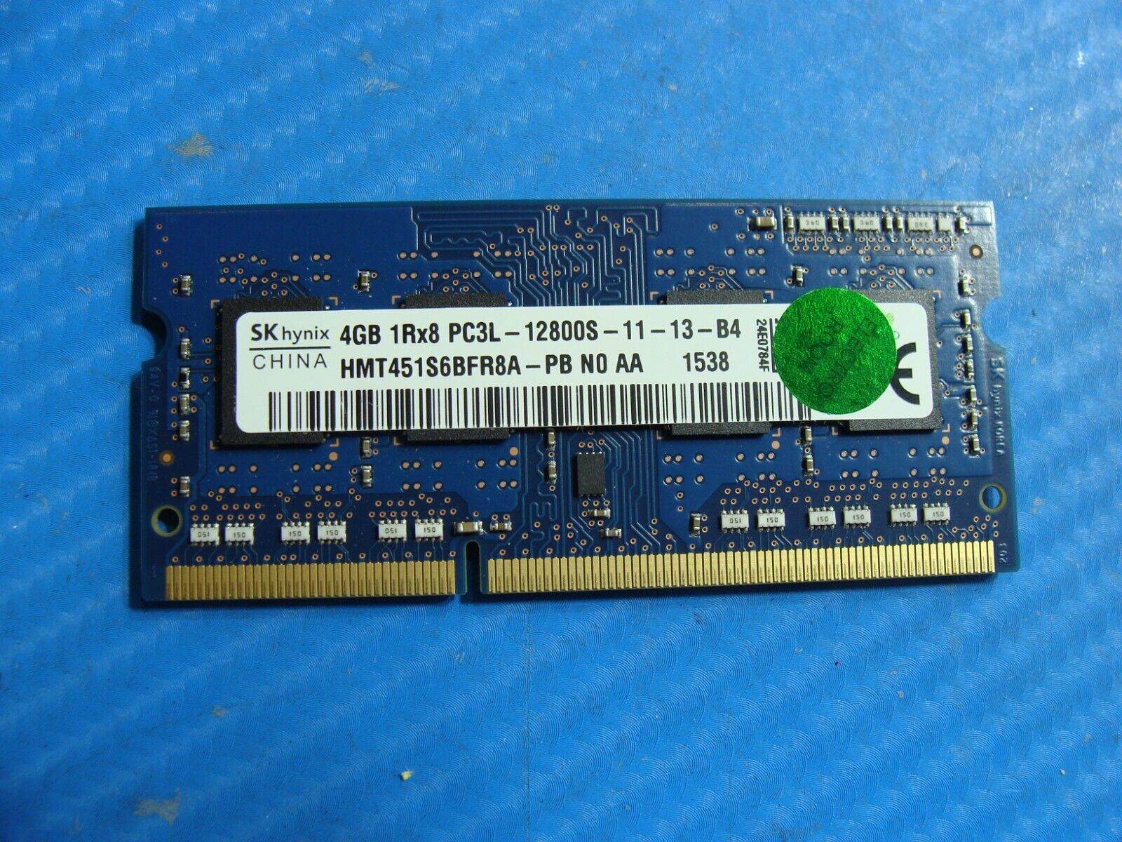 HP 15-f233wm SK hynix 4GB 1Rx8 PC3L-12800S Memory RAM SO-DIMM HMT451S6BFR8A-PB - Tested Computer Laptop Parts