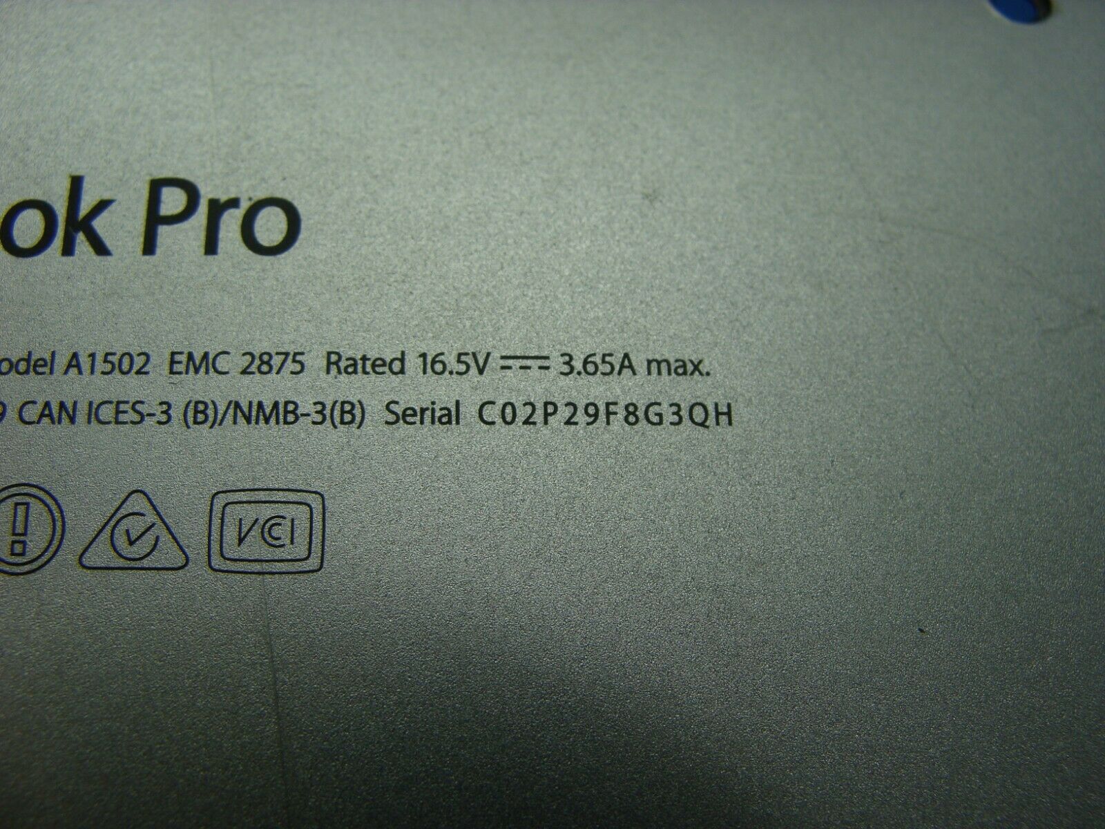 MacBook Pro A1502 13