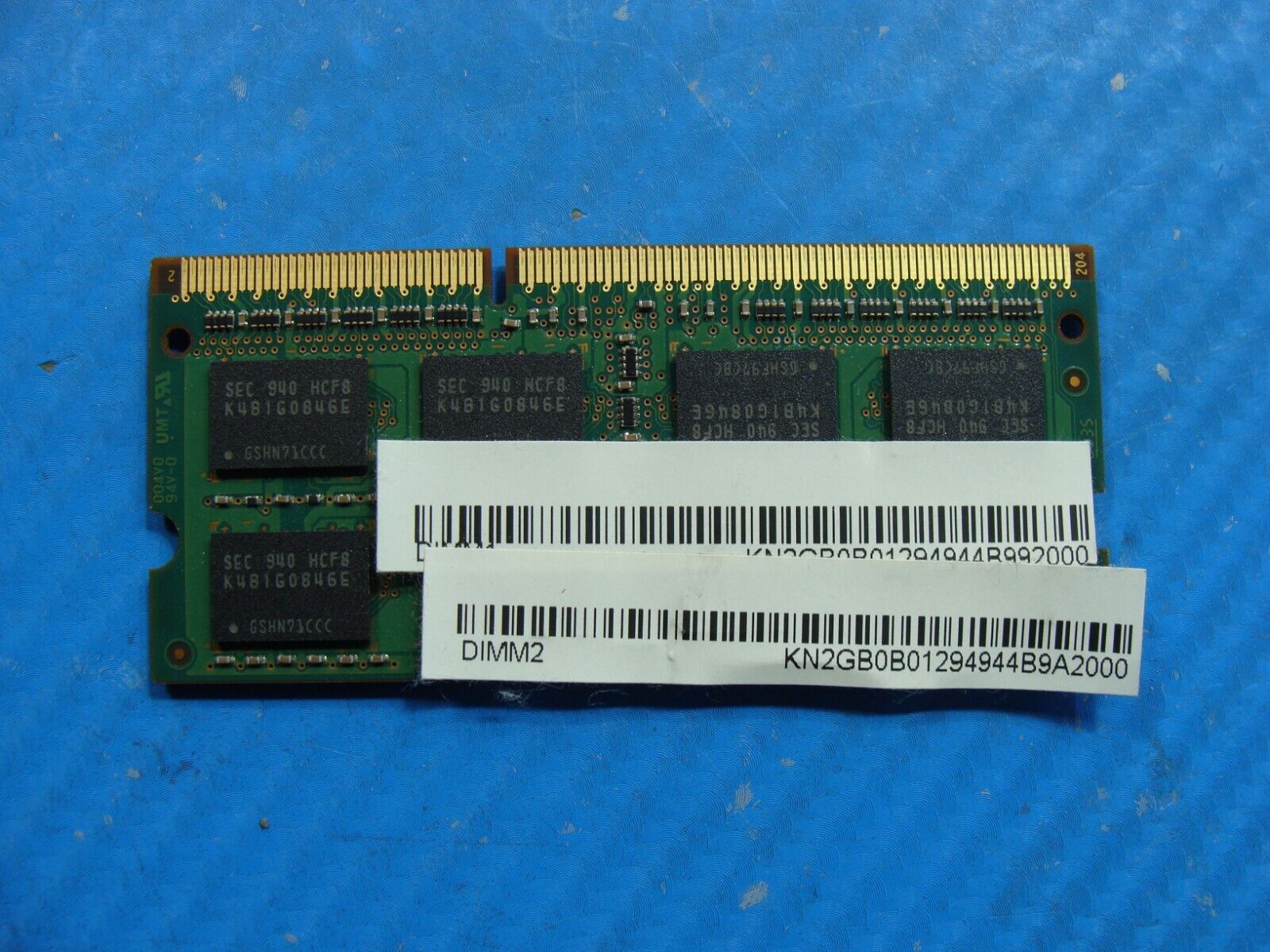 Acer 5740-5255 Samsung 2GB 2Rx8 PC3-8500S SO-DIMM Memory RAM M471B5673EH1