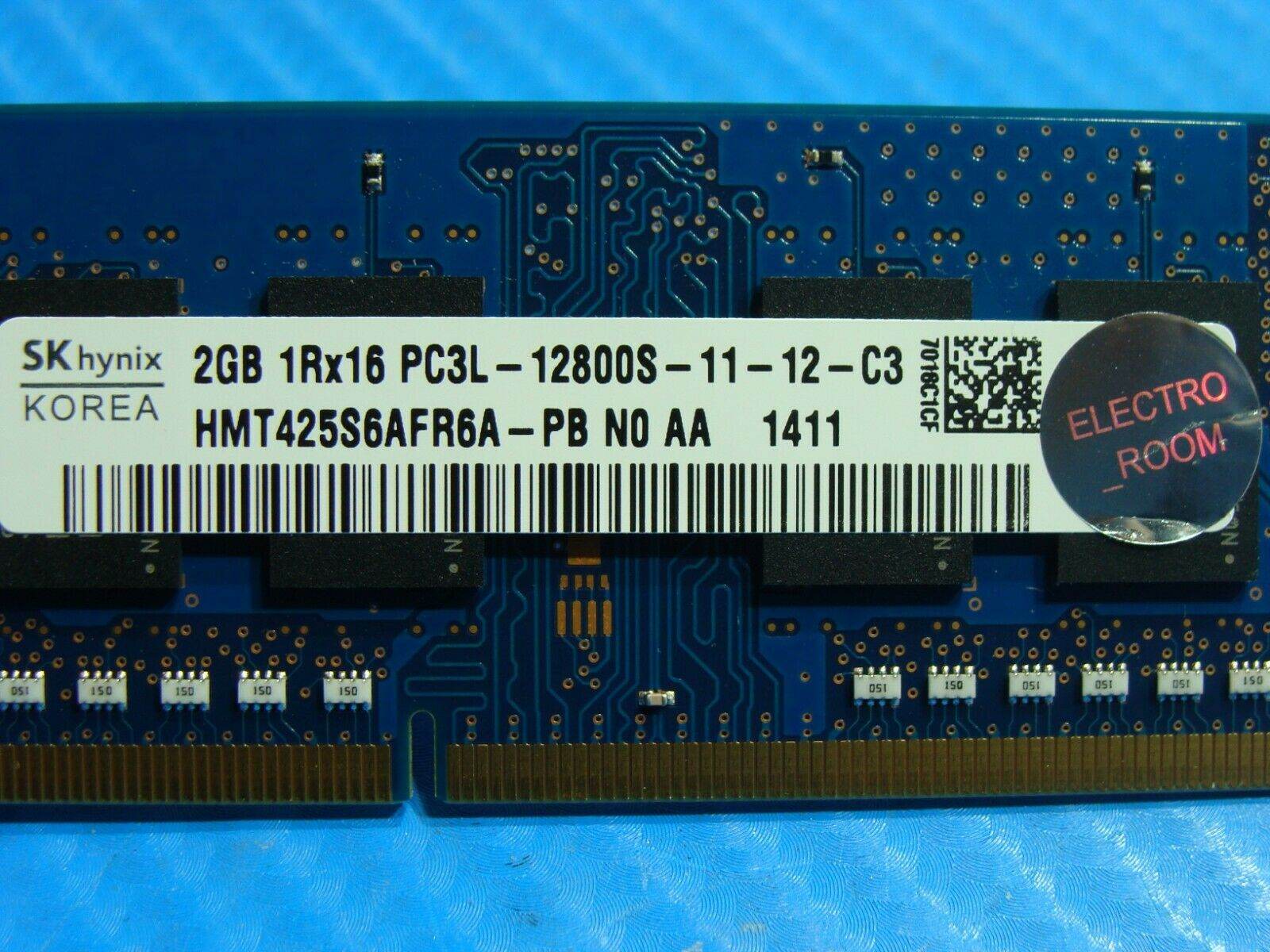 Lenovo Flex 2-15 Laptop SK Hynix 2GB Memory PC3L-12800S-11-12-C3 HMT425S6AFR6A-P - Tested Computer Laptop Parts