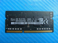 Apple A1278 SK Hynix 2GB 1Rx16 PC3L-12800S SO-DIMM Memory RAM HMT425S6AFR6A-PB - Tested Computer Laptop Parts