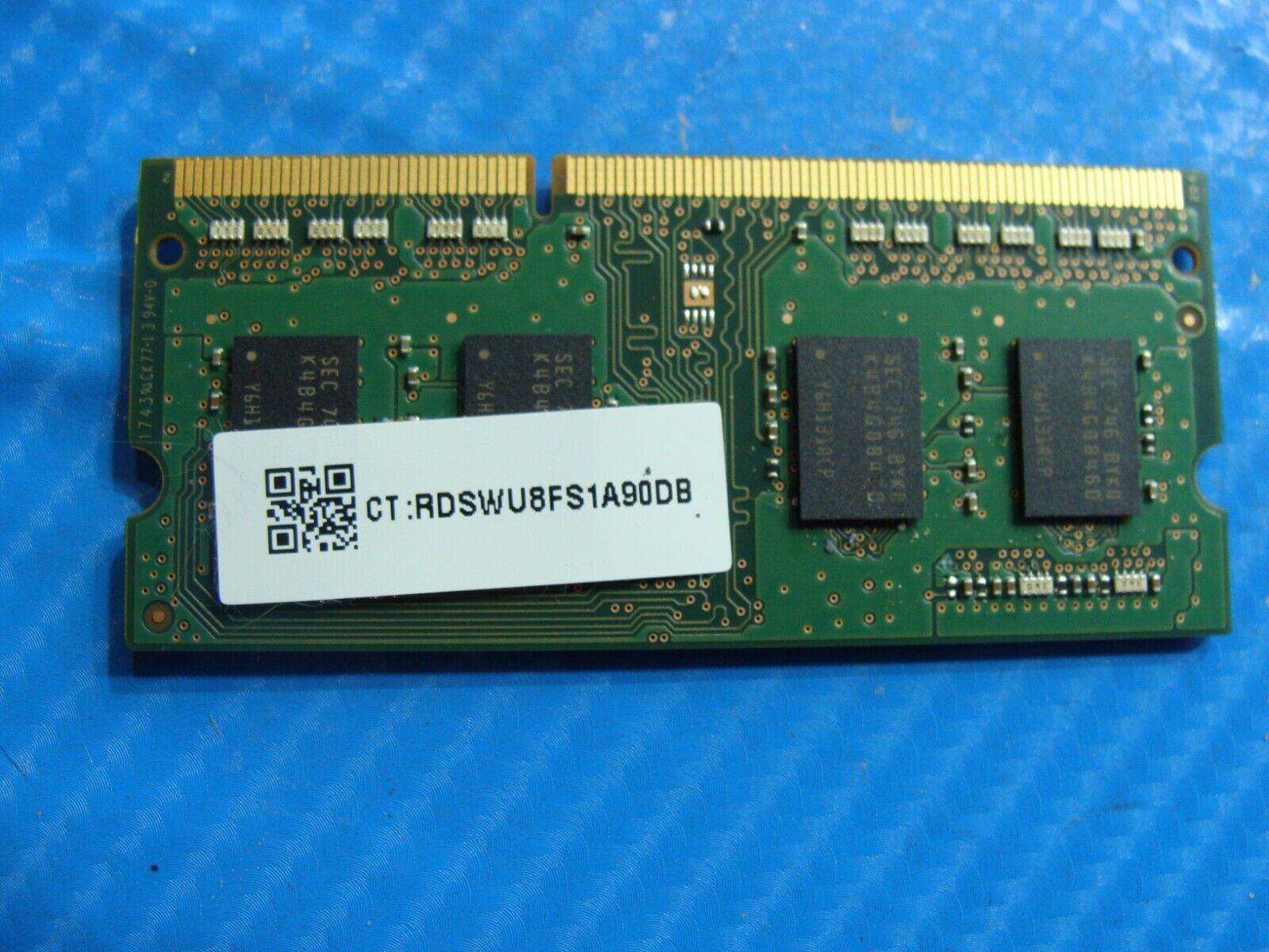 HP 15-f387wm Samsung 4GB 1Rx8 PC3L-12800S Memory RAM SO-DIMM M471B5173DB0-YK0 - Tested Computer Laptop Parts