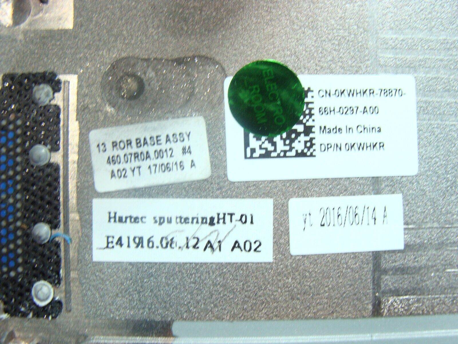 Dell Inspiron 13.3” 13 5378 Genuine Bottom Case Base Cover KWHKR 460.07R0A.0012 - Tested Computer Laptop Parts