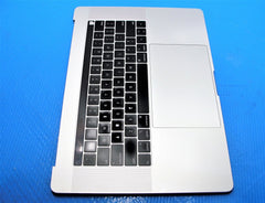 MacBook Pro 15" A1990 Mid 2018 MR932LL/A OEM Top Case w/Battery Silver 661-10347