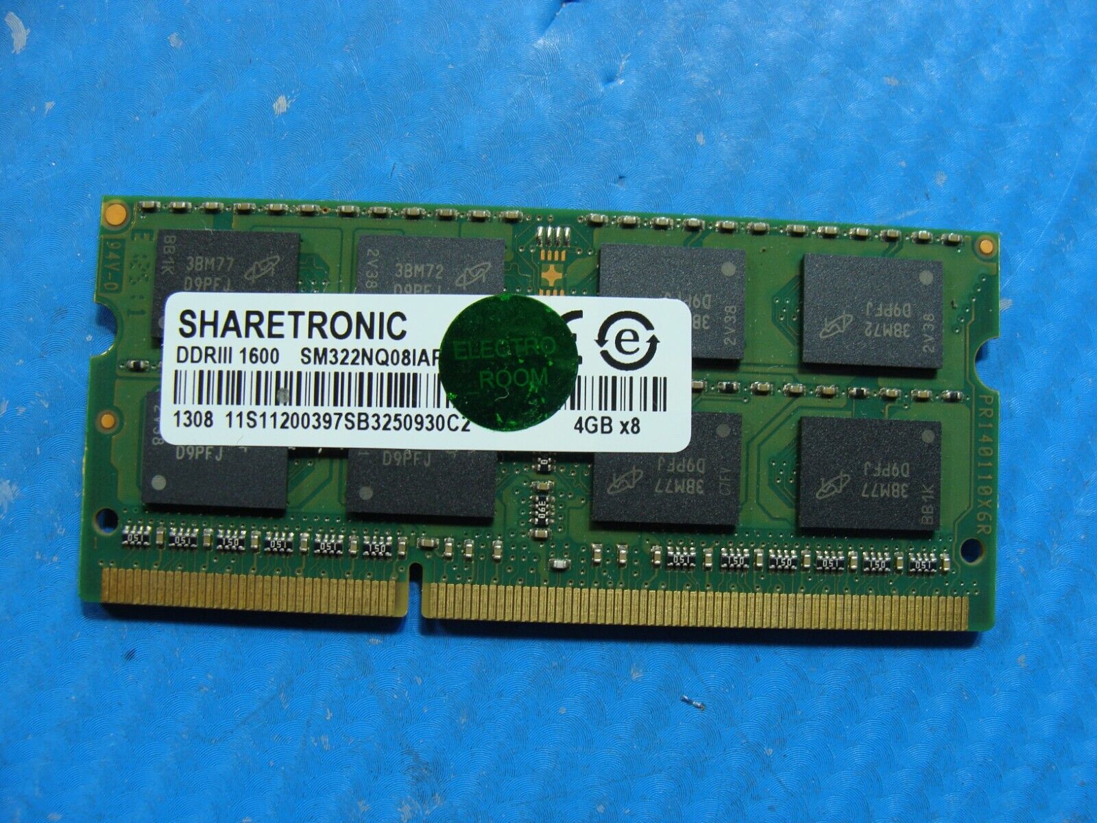 Lenovo Yoga 13 Sharetronic 4GB DDRIII 1600 SO-DIMM Memory RAM SM322NQ08IAF