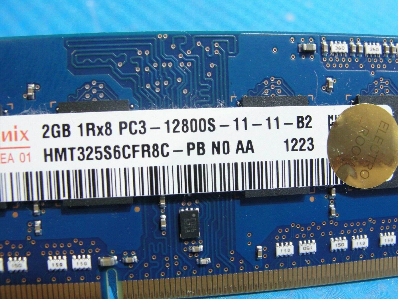 MacBook Pro 13 A1278 2012 MD101LL Hynix SO-DIMM RAM Memory Kit 2x2GB PC3-12800S - Tested Computer Laptop Parts