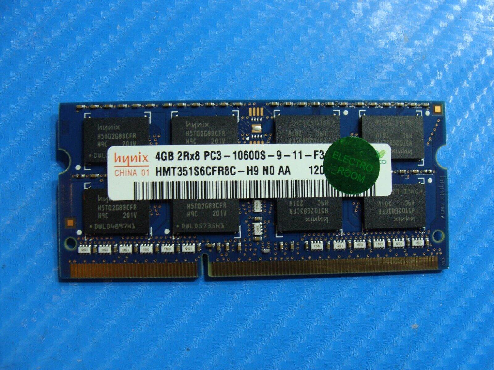 Acer V5-571-6889 So-Dimm Hynix 4Gb Memory Ram PC3-10600S HMT351S6CFR8C-H9 - Tested Computer Laptop Parts