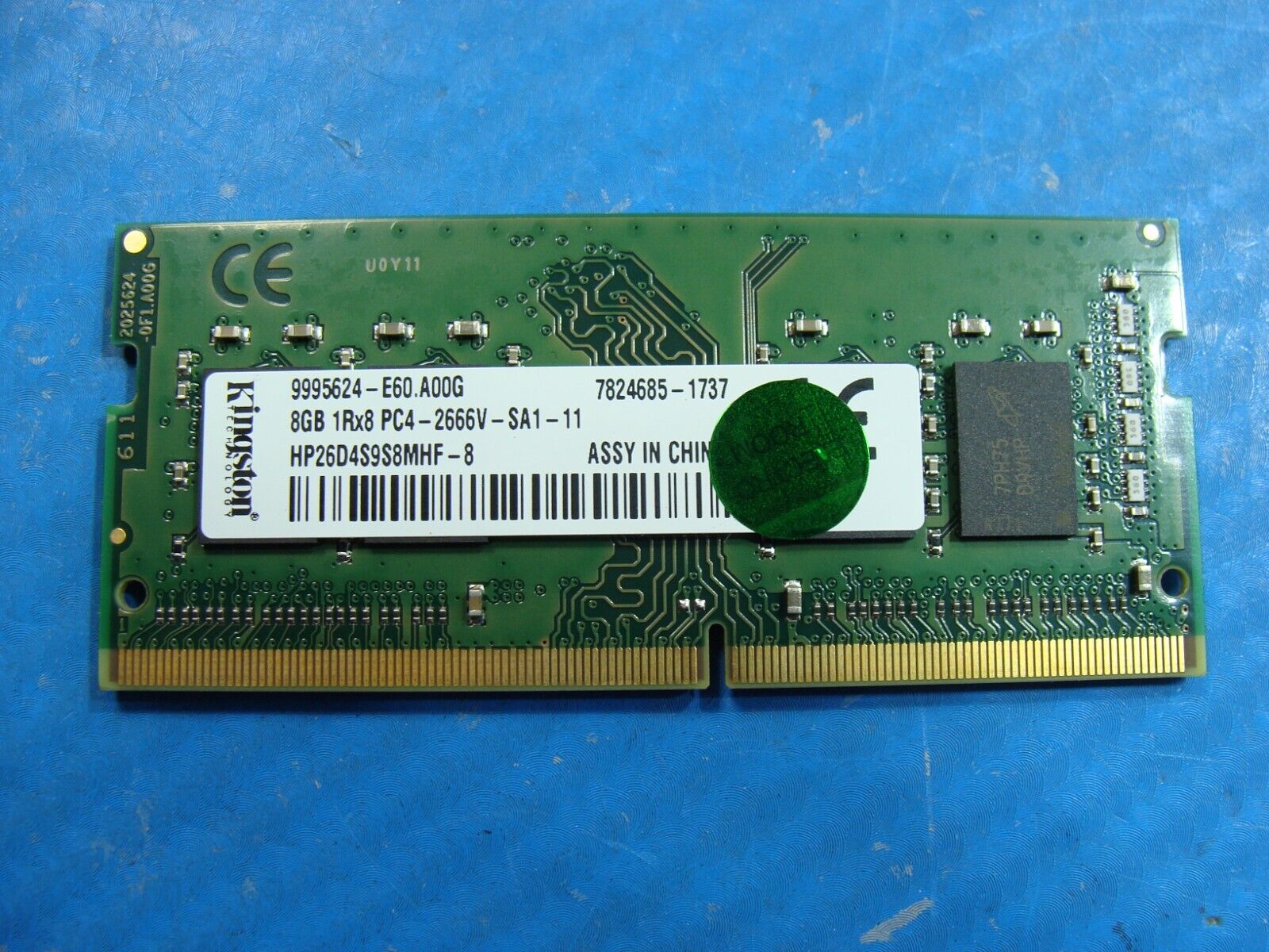 HP 13-u163nr So-Dimm Kingston 8GB 1Rx8 Memory Ram PC4-2666V HP26D4S9S8MHF-8