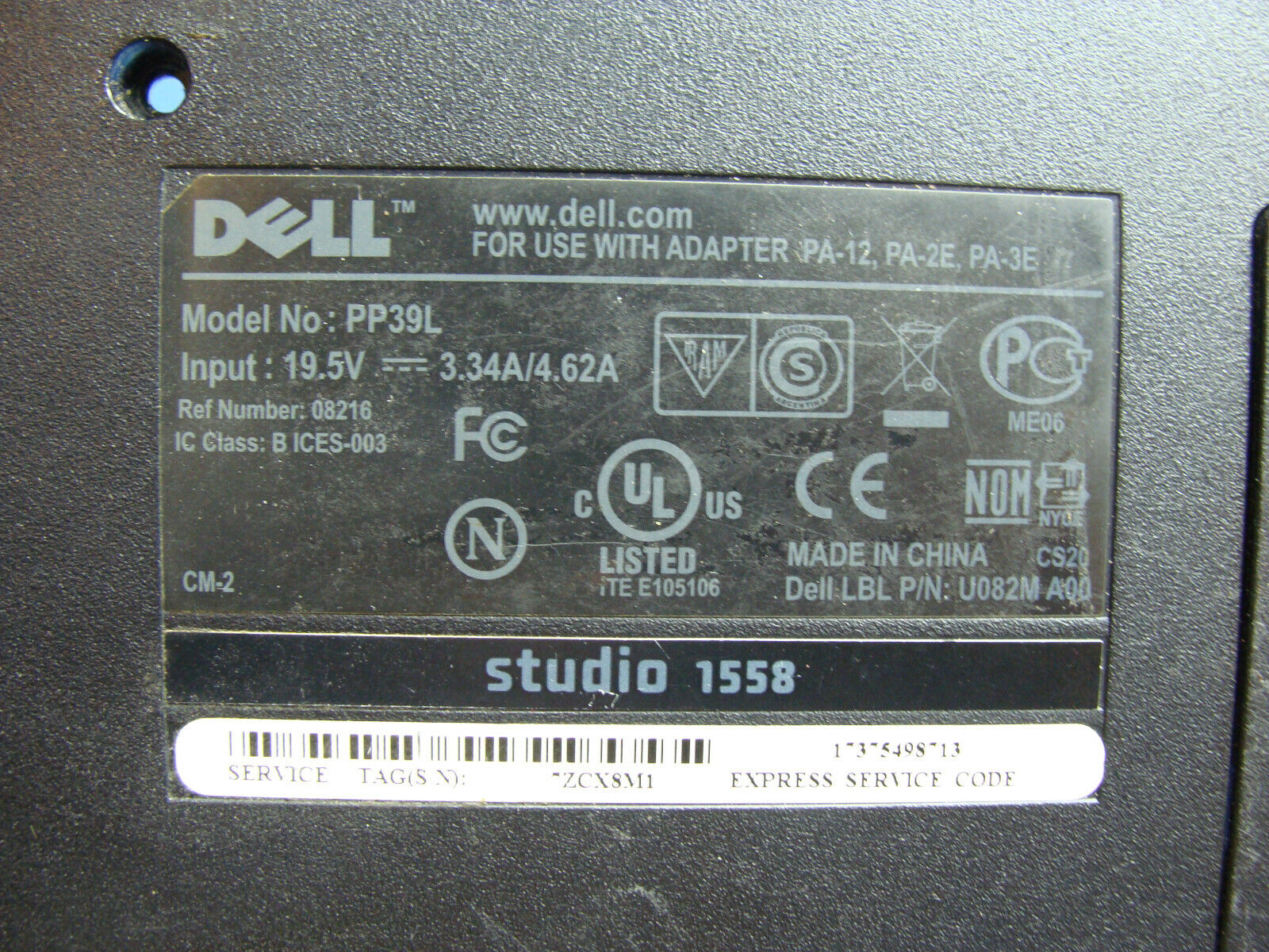 Dell Studio 1558 15.6