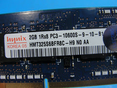 MacBook Pro A1278 SO-DIMM Hynix 2GB Memory PC3-10600S-9-10-B1 HMT325S6BFR8C-H9 - Tested Computer Laptop Parts