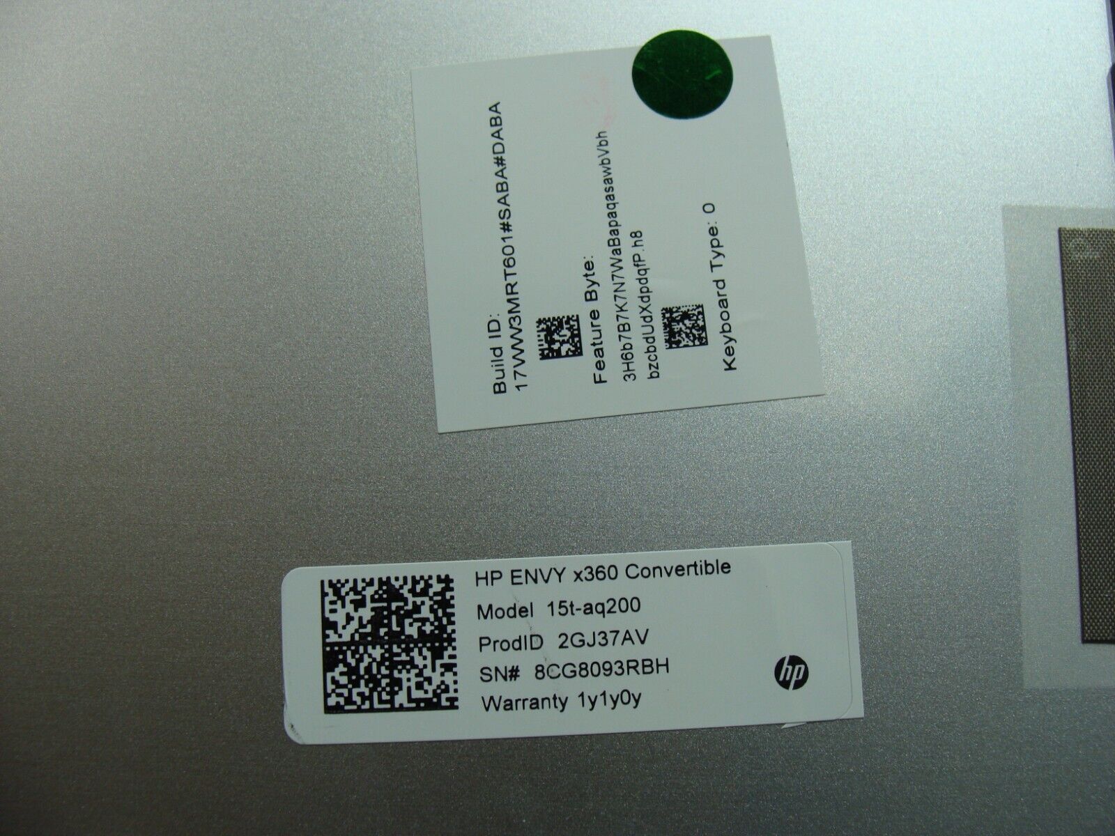 HP Envy x360 15t-aq200 15.6