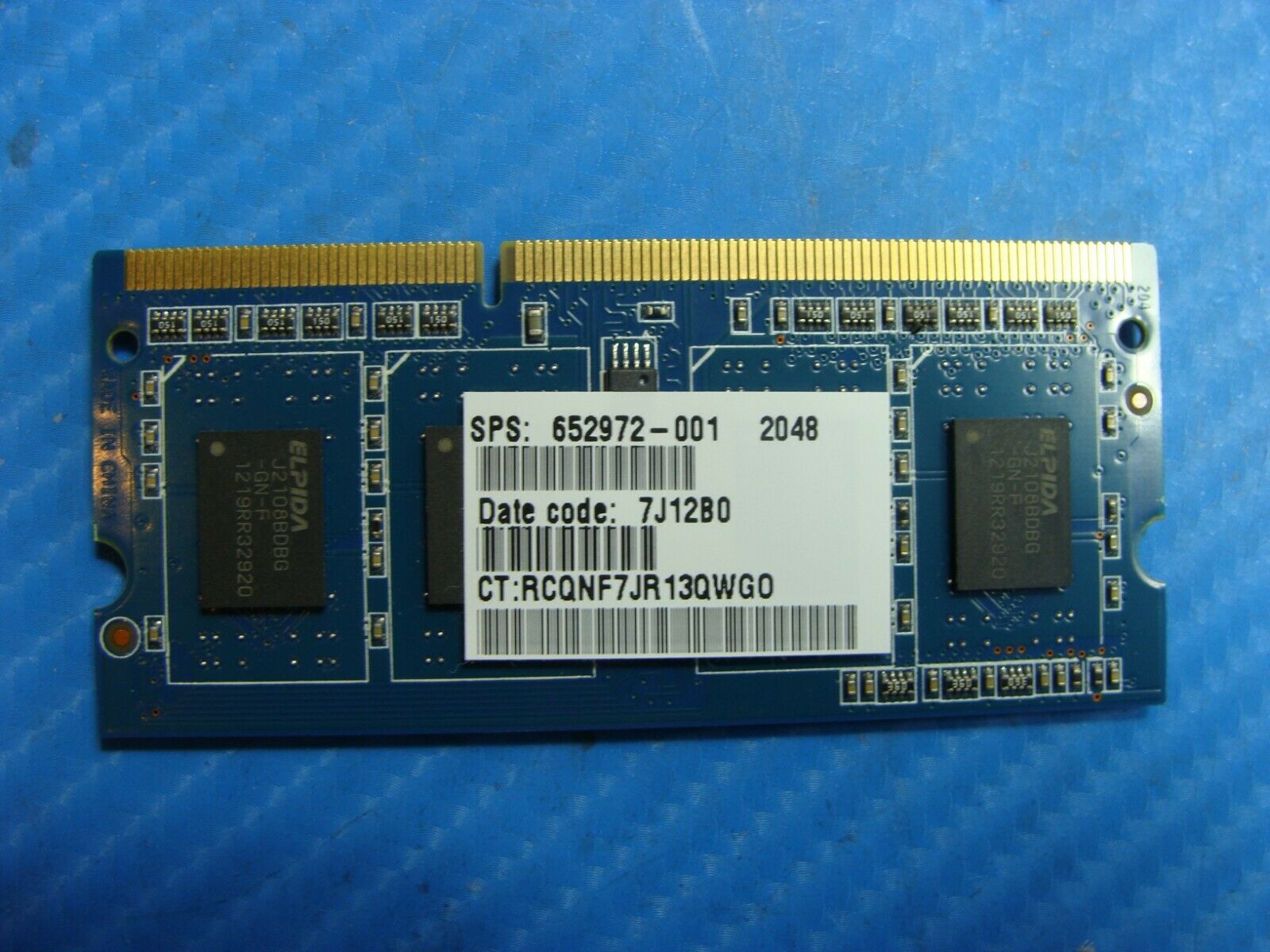 HP m6-1105dx Ramaxel 2GB 1Rx8 PC3-12800S SO-DIMM Memory RAM RMT3150ED58E8W-1600 