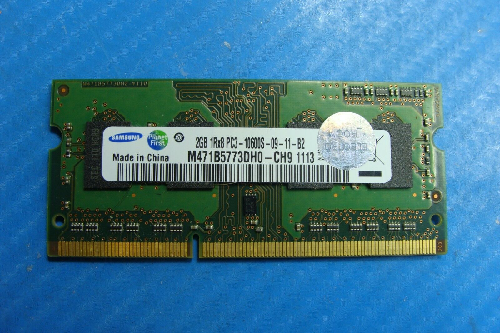 MacBook Pro A1278 Samsung 2Gb Memory Ram So-Dimm pc3-10600s m471b5773dh0-ch9 
