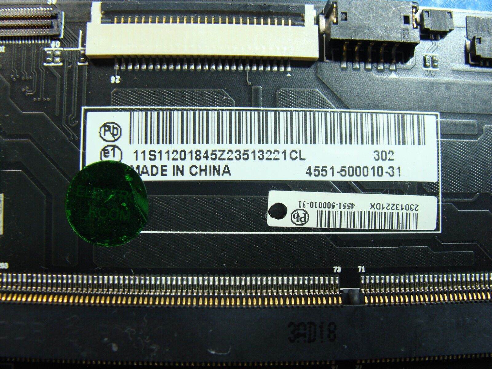 Lenovo IdeaPad 13.3” Yoga 13 Intel i5-3337U 1.8GHz Motherboard 90002038 AS IS - Tested Computer Laptop Parts