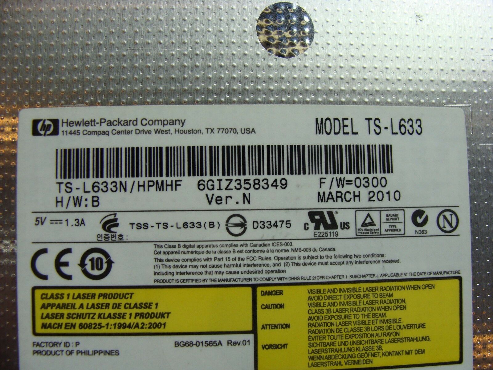 HP ProBook 6545b 15.6