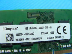 Dell 3585 Kingston 8GB 2x4GB 1Rx16 PC4-2666V Memory RAM SO-DIMM KKN2NM-MIE