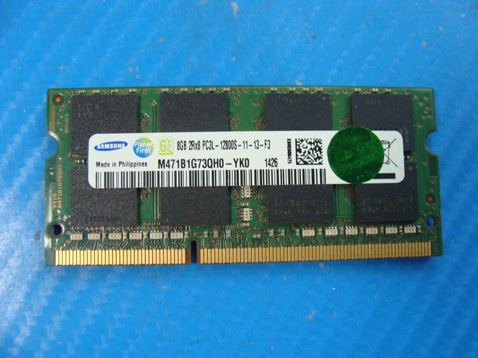 Asus N550J Samsung 8GB 2Rx8 PC3L-12800S Memory RAM SO-DIMM M471B1G73QH0-YK0