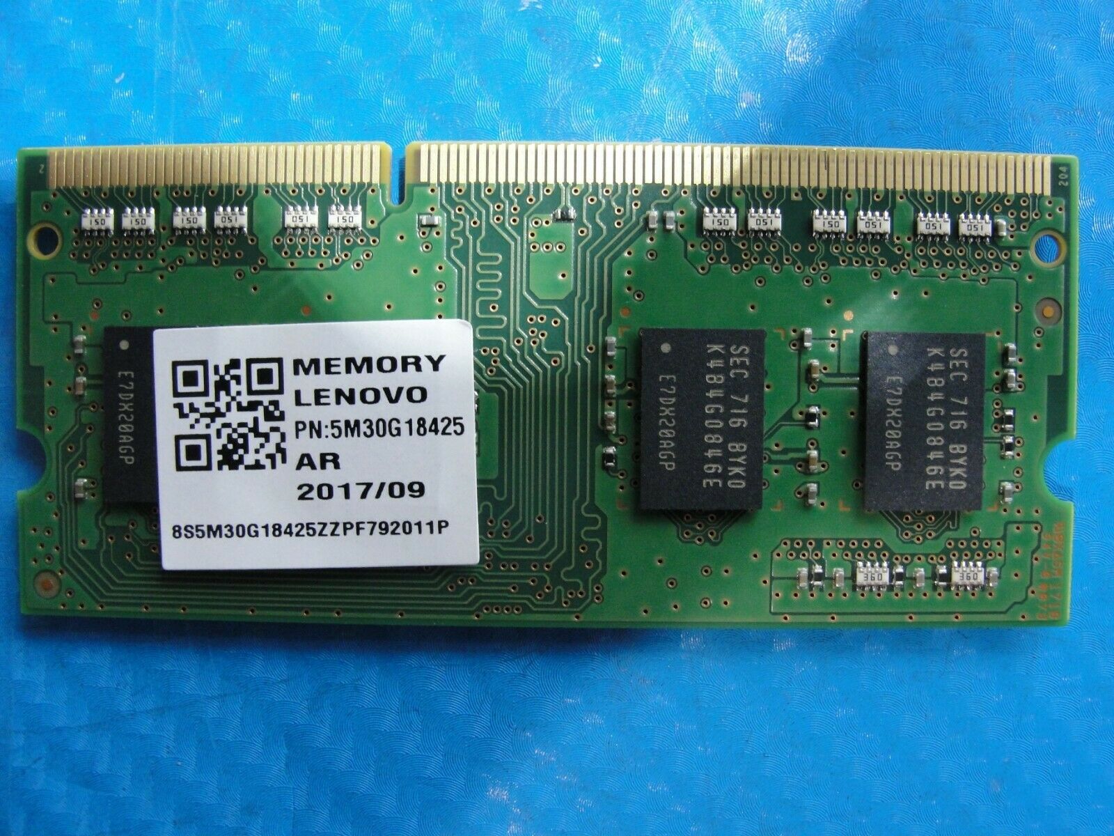 Lenovo 320-15IAP Samsung 4Gb Memory Ram So-Dimm pc3l-12800s m471b5173eb0-yk0 - Laptop Parts - Buy Authentic Computer Parts - Top Seller Ebay