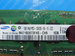 HP CQ56-115DX Laptop Samsung 1GB x2 Memory PC3-10600S-09-10-ZZZ M471B2873FHS-CH9 - Tested Computer Laptop Parts