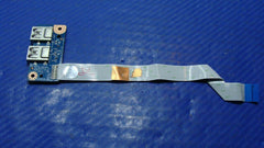 HP 15-g070nr 15.6'' Genuine Laptop Dual USB Port Board w/ Cable LS-A993P - Tested Computer Laptop Parts