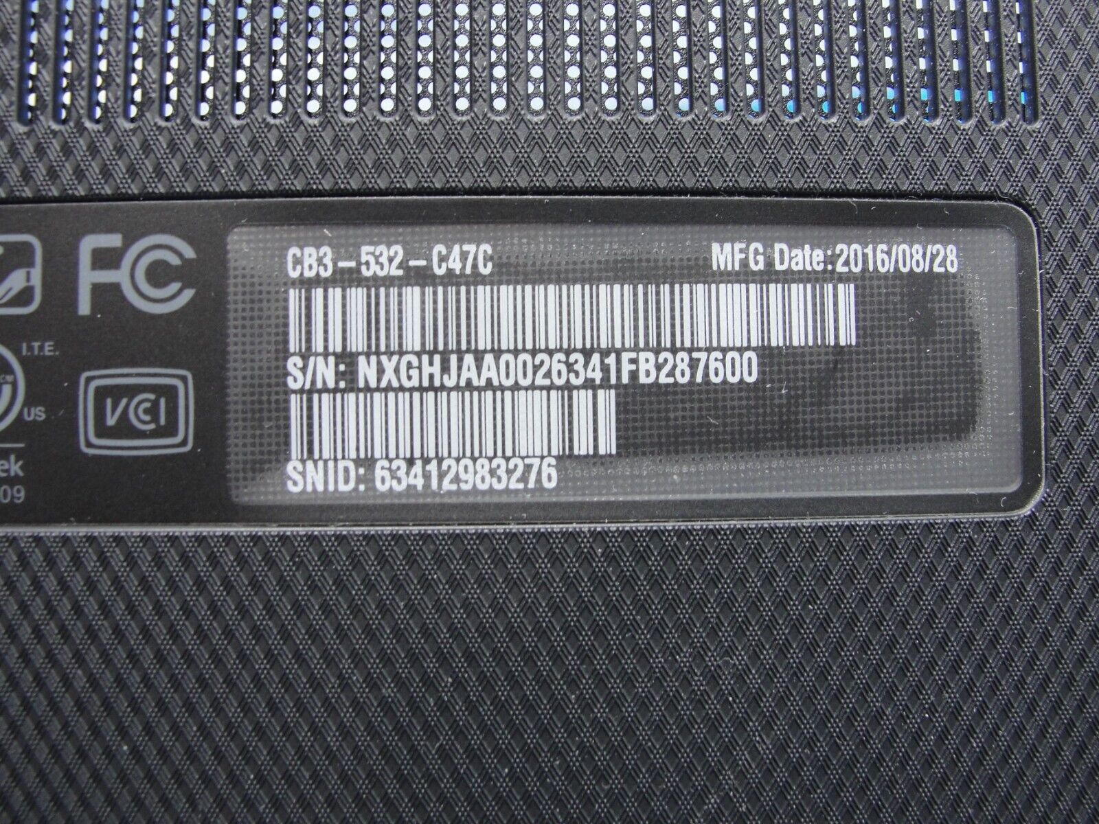 Acer Chromebook 15.6