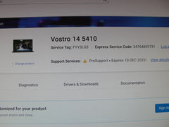 Dell Vostro 5410 14" FHD Laptop i5-11320H 256GB SSD 8GB Win 10 Pro Intel Iris Xe