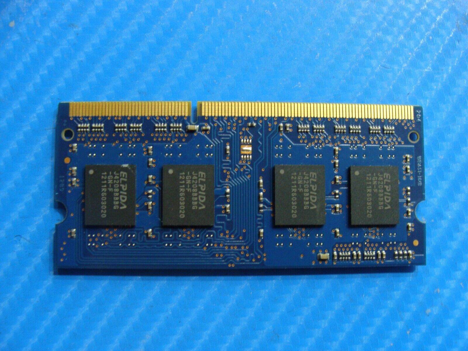 Acer M5-581T-6024 Elpida 4GB PC3-12800S RAM Memory SO-DIMM EBJ40UG8BBU0-GN-F - Tested Computer Laptop Parts
