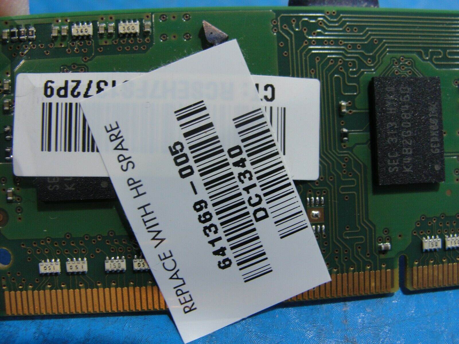 HP 15-b119wm Samsung 6GB 2GB+4GB PC3L-12800S SO-DIMM Memory RAM M471B5773DH0-YK0 - Tested Computer Laptop Parts