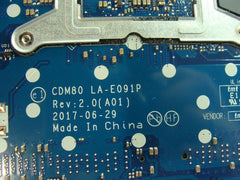 Dell Latitude 5580 15.6" Intel i5-7300U 2.6GHz Motherboard LA-E091P M3HDV