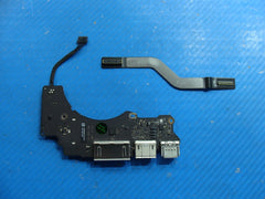 MacBook Pro A1502 13 Early 2015 MF839LL/A I/O Board w/Cables 661-02457