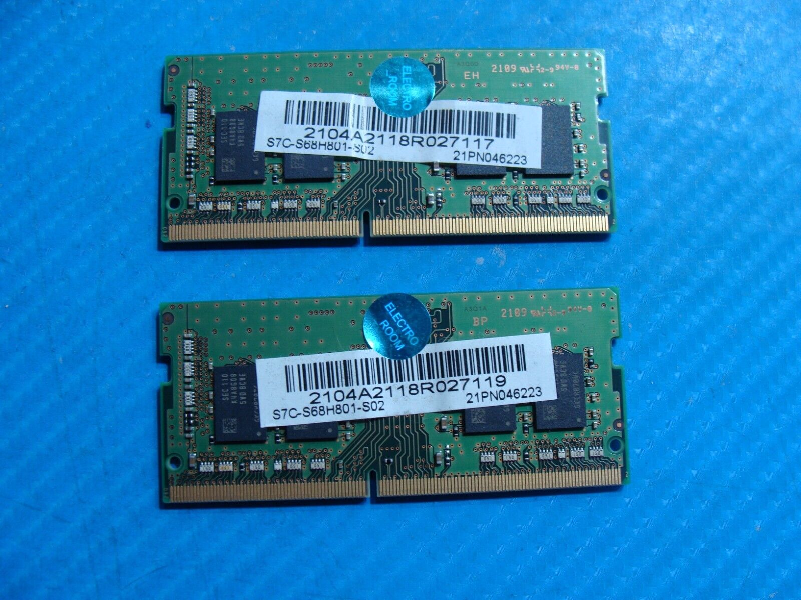 MSI GF76 11UD Samsung 16GB 2x8GB PC4-3200AA Memory RAM SO-DIMM M471A1K43DB1-CWE