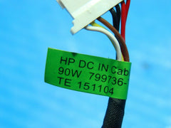 HP Notebook 15-ac151dx 15.6" Genuine DC-IN Power Jack w/Cable 799736-T57 - Laptop Parts - Buy Authentic Computer Parts - Top Seller Ebay