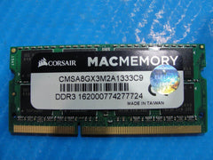 MacBook Pro A1286 Corsair 4Gb SODIMM Memory RAM cmsa8gx3m2a1333c9 - Tested Computer Laptop Parts